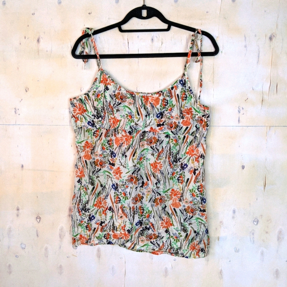 Lucky brand top strappy sleeveless summer top